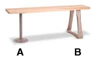 Locker Room Bench -  Light Finish